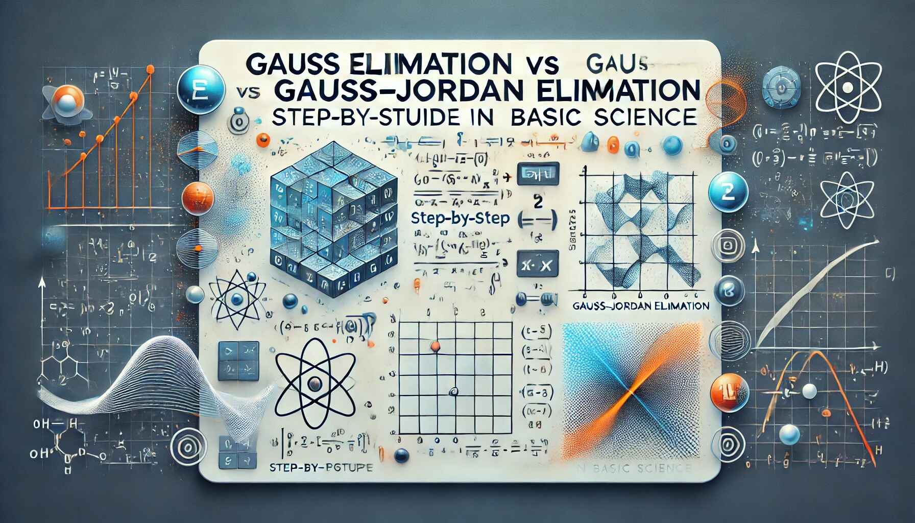 Gauss Elimination vs Gauss-Jordan Elimination: Step-by-Step Guide &amp; Applications in Basic Science